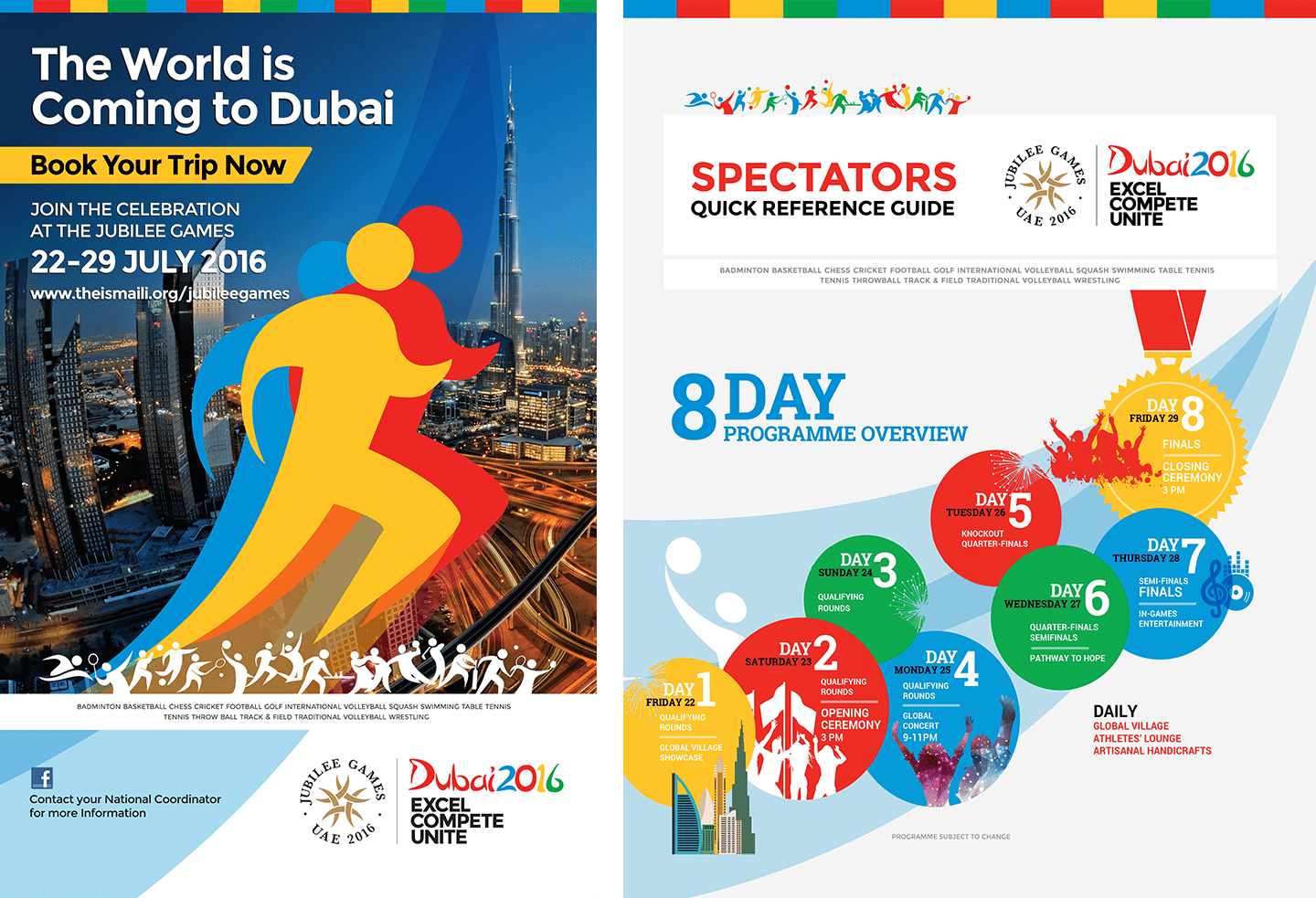 Jubilee Games 2016 - Posters